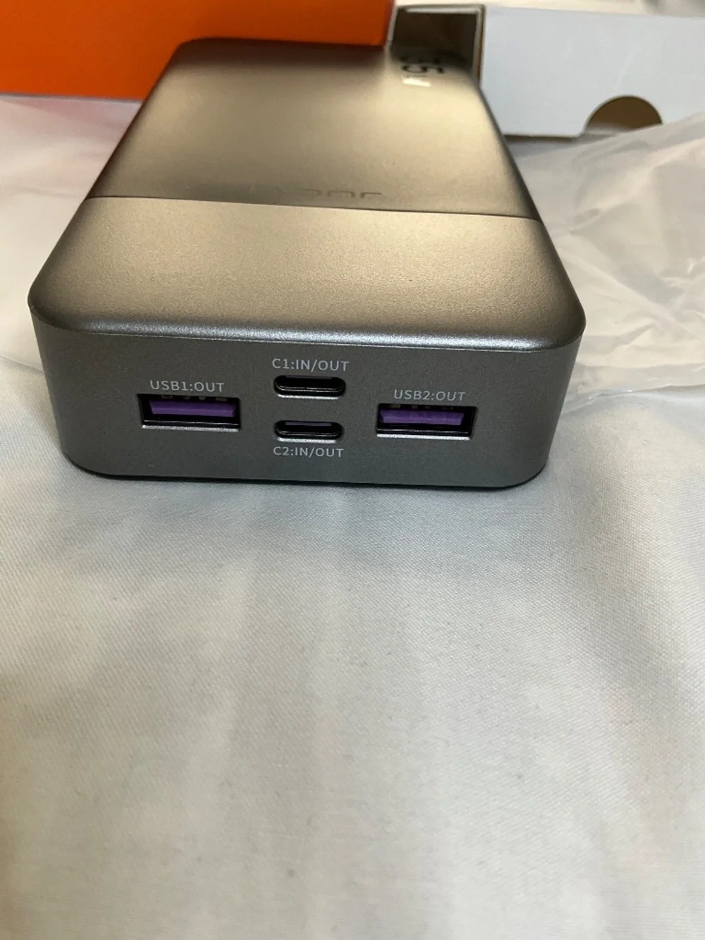 JUOVI Power Bank 20000mAh 35W Charging Portable External External Battery Black